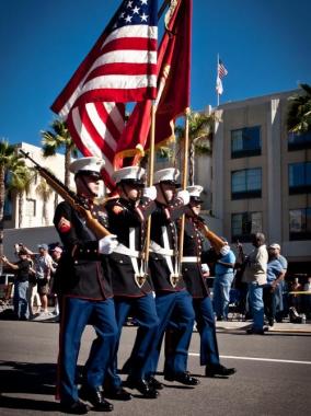2015 Veterans Day Parade November 11 On Harbor Drive